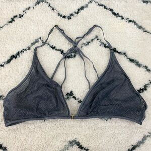 Victoria’s Secret Blue Mesh Front Close Strappy Bralette